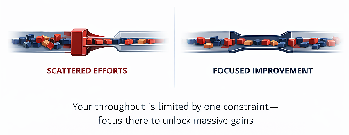 Scattered improvements vs focused constraint work